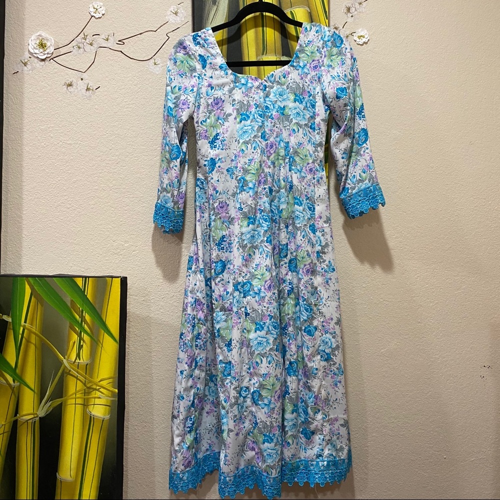 Long Floral Dress